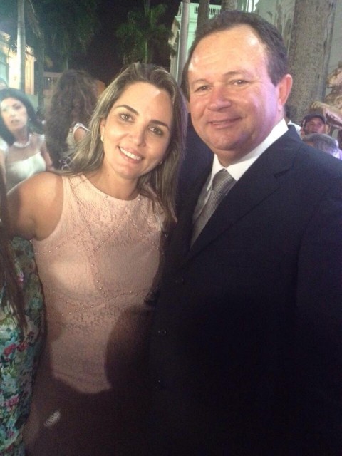 Simone e o vice-governador Carlos Brandão