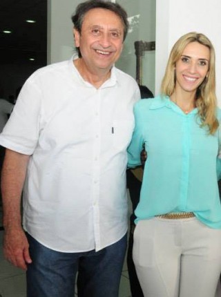 Ricardo Murad e sua filha deputada estadual Andrea Murad