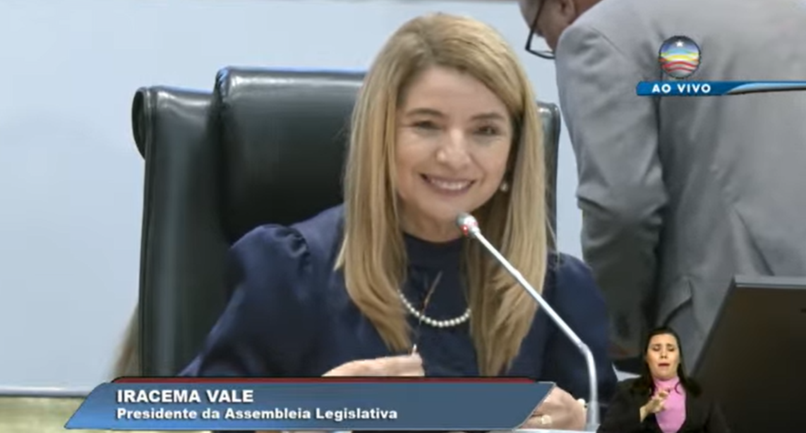 Iracema Vale é eleita presidente da Assembleia Legislativa | Luís Cardoso –  Bastidores da Notícia
